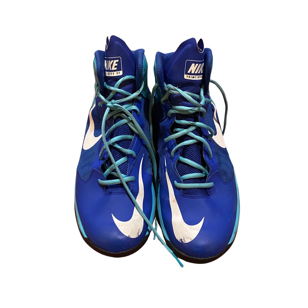 Nike Prime Hype DF Basketball Shoes – Blue & Teal – Men’s 11.5